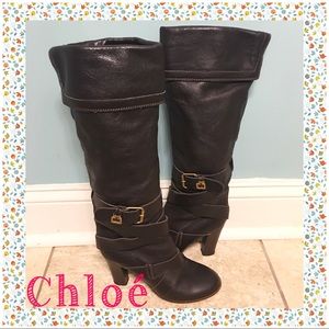 🧡SALE🎃🖤Chloé Chocolate Brown Paddington Boots 
